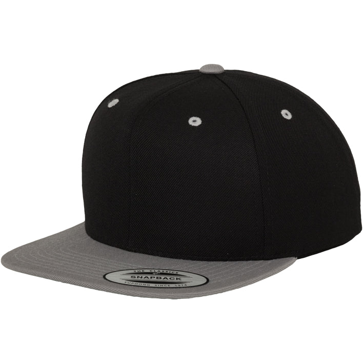 Classic Snapback 2-Tone - Black/Silver - Headz Up 