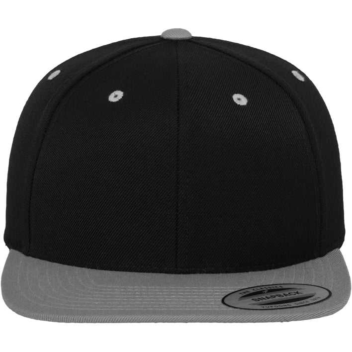 Classic Snapback 2-Tone - Black/Silver - Headz Up 