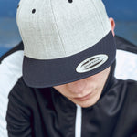 Classic Snapback 2-Tone - Heather Grey/Navy - Headz Up 