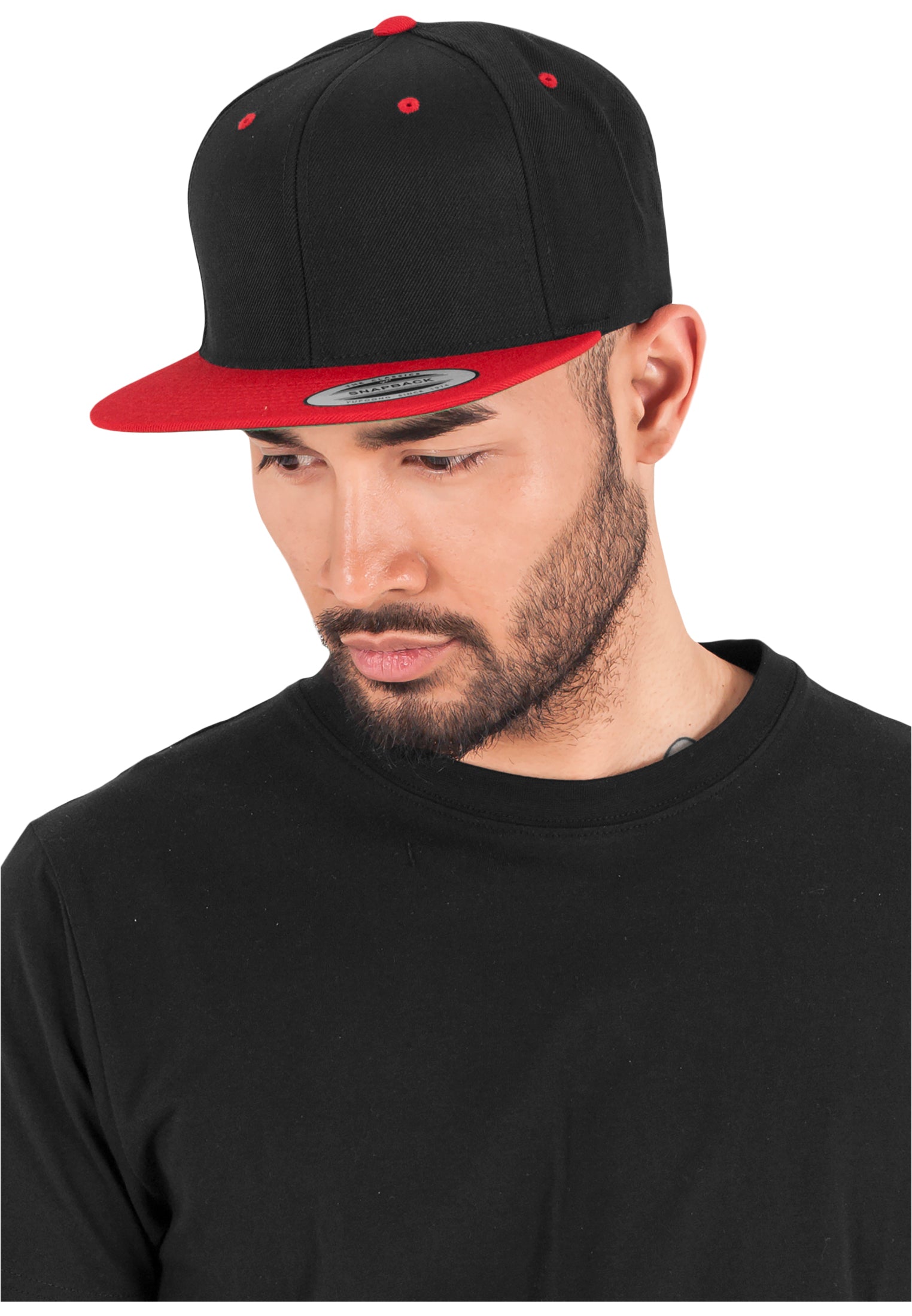 Classic Snapback 2-Tone - Black/Red - Headz Up 