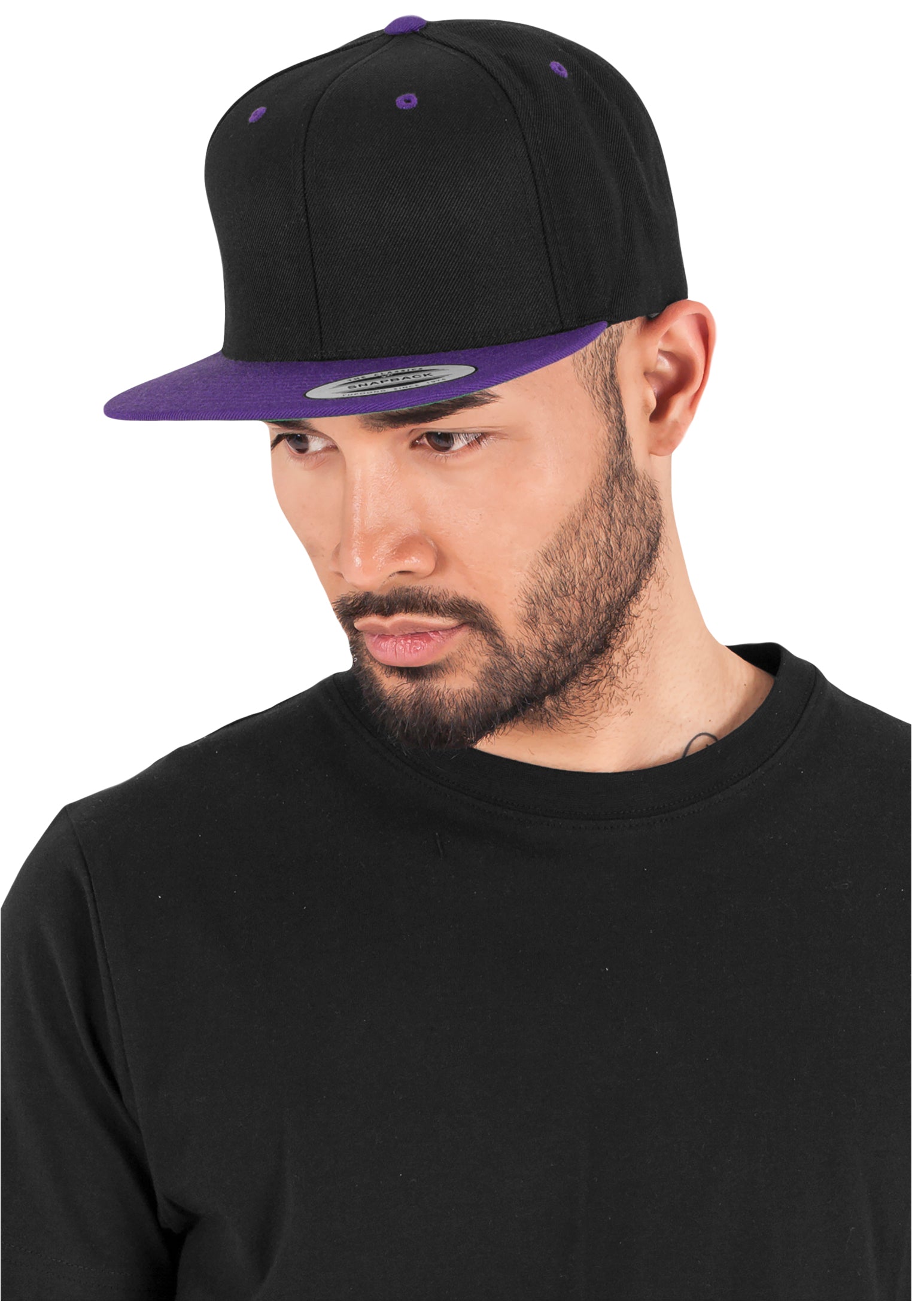 Classic Snapback 2-Tone - Black/Purple - Headz Up 