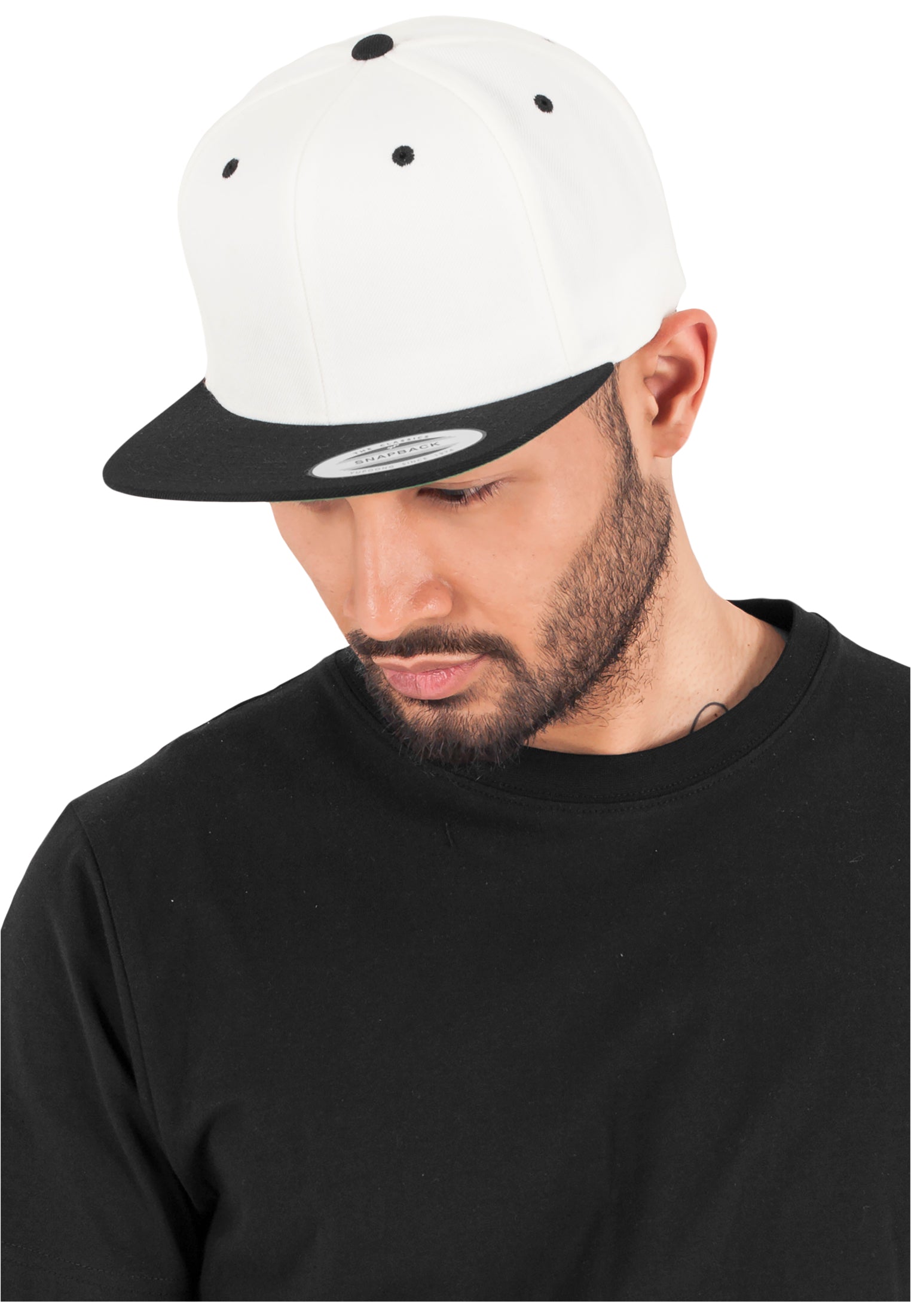 Classic Snapback 2-Tone - Natural/Black - Headz Up 