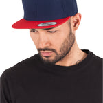 Classic Snapback 2-Tone - Navy/Red - Headz Up 