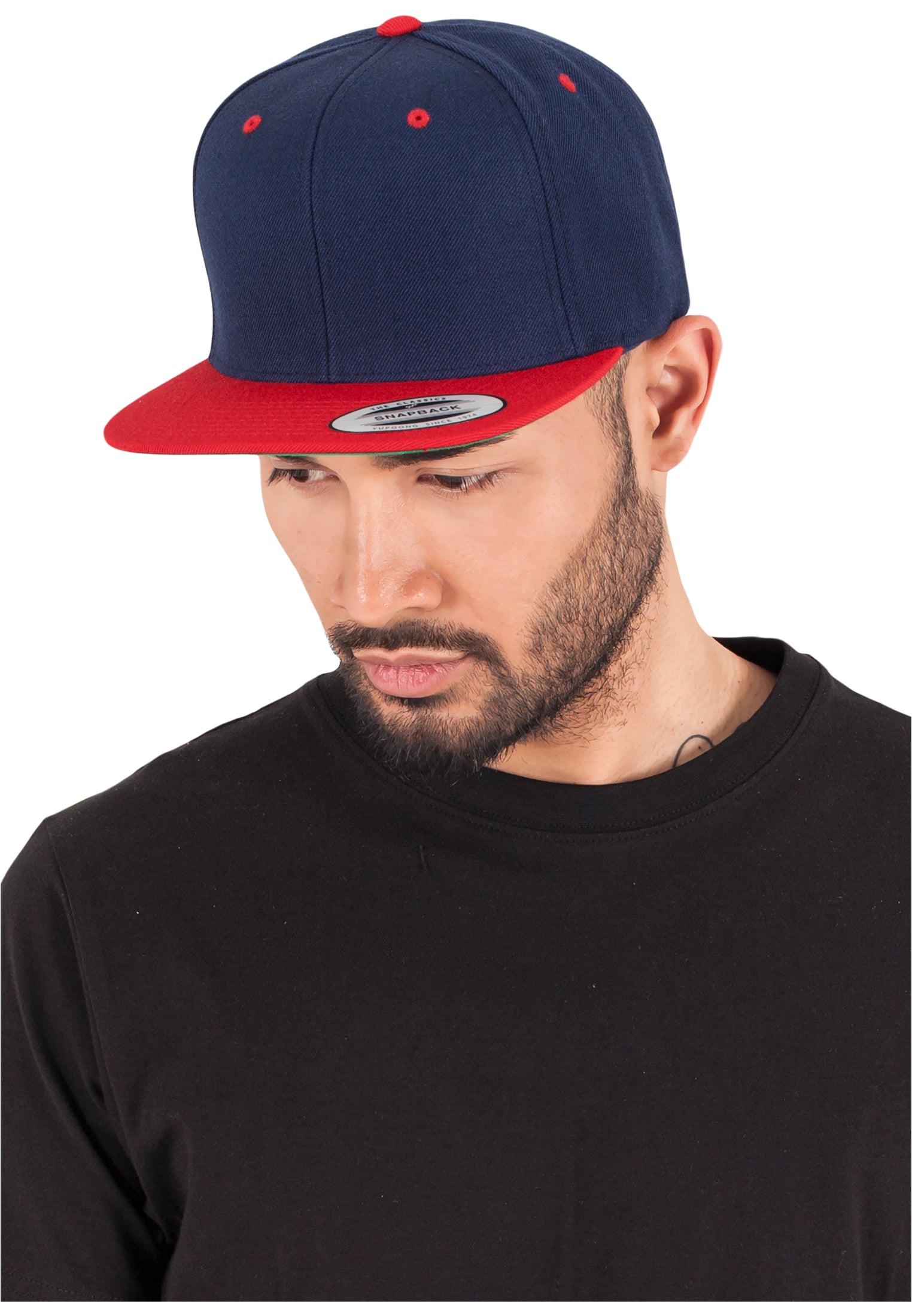 Classic Snapback 2-Tone - Navy/Red - Headz Up 