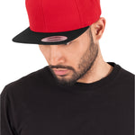 Classic Snapback 2-Tone - Red/Black - Headz Up 