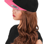 Classic Snapback 2-Tone - Black/Neon Pink - Headz Up 