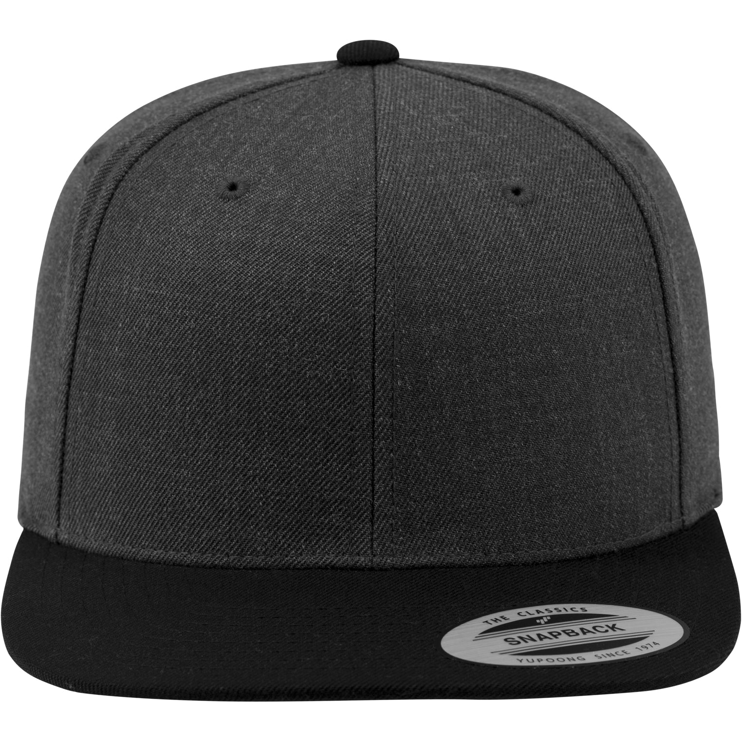 Classic Snapback 2-Tone - Charcoal/Black - Headz Up 