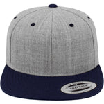 Classic Snapback 2-Tone - Heather Grey/Navy - Headz Up 