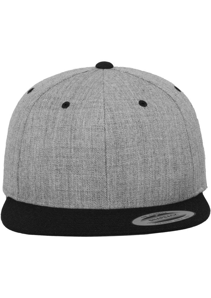 Classic Snapback 2-Tone - Heather Grey/Black - Headz Up 