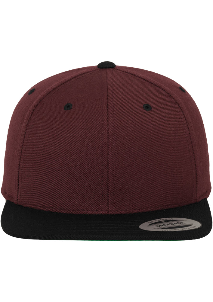 Classic Snapback 2-Tone - Maroon/Black - Headz Up 