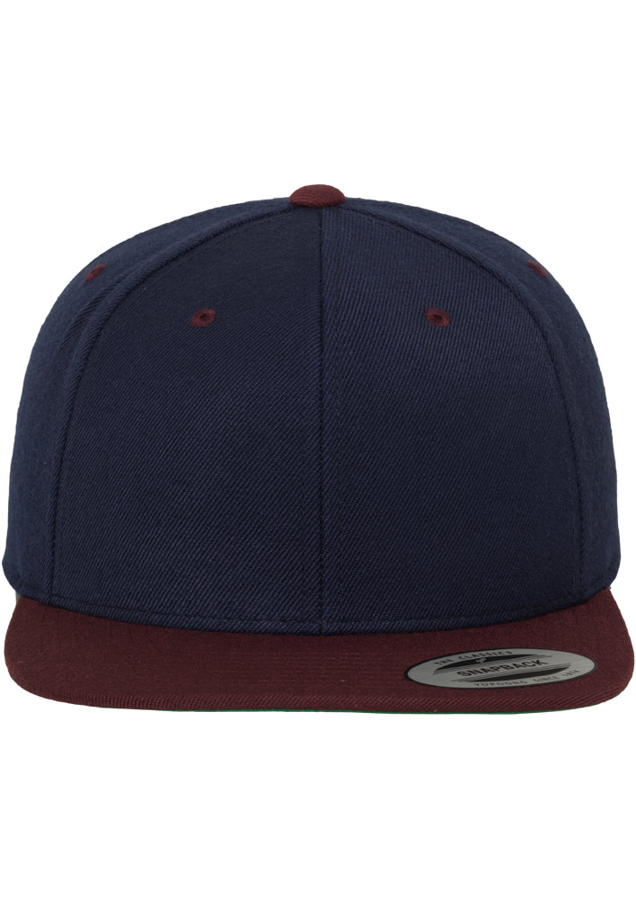 Classic Snapback 2-Tone - Navy/Maroon - Headz Up 