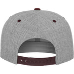 Classic Snapback 2-Tone - Heather Grey/Maroon - Headz Up 