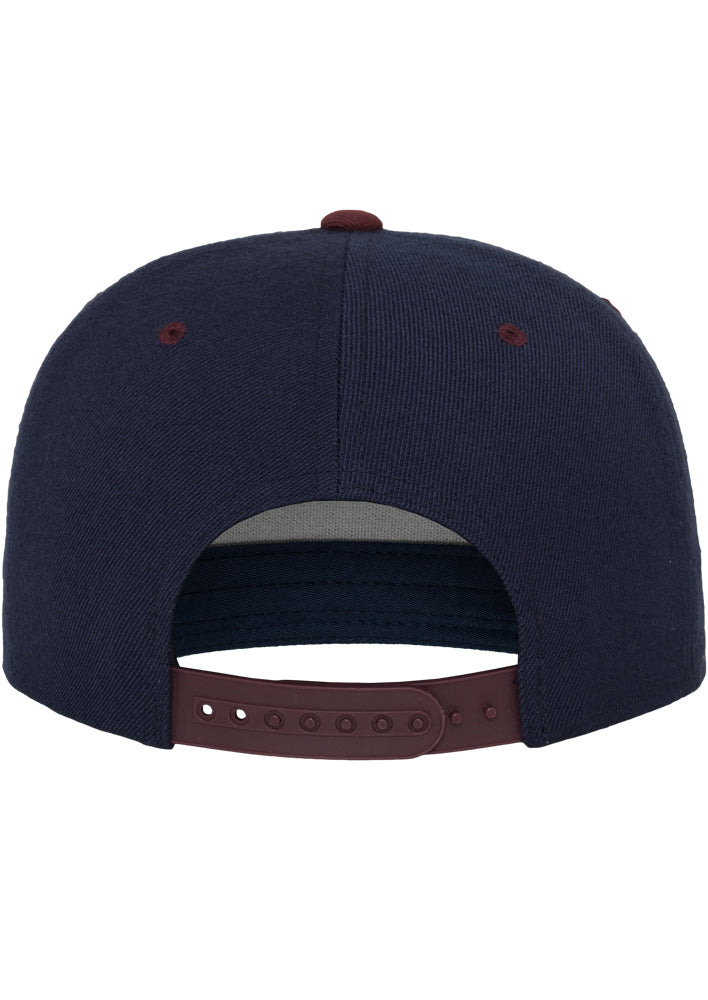 Classic Snapback 2-Tone - Navy/Maroon - Headz Up 