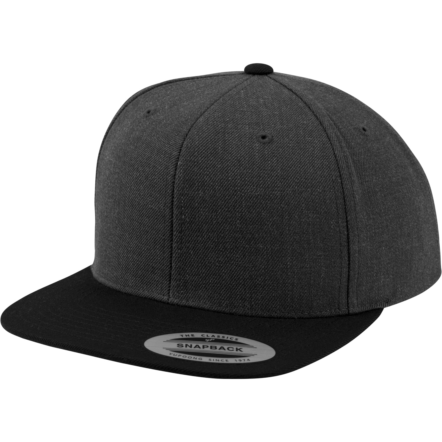 Classic Snapback 2-Tone - Charcoal/Black - Headz Up 