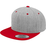 Classic Snapback 2-Tone - Heather Grey/Red - Headz Up 