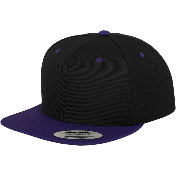 Classic Snapback 2-Tone - Black/Purple - Headz Up 