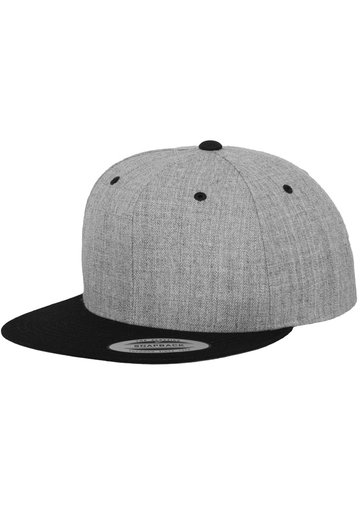 Classic Snapback 2-Tone - Heather Grey/Black - Headz Up 