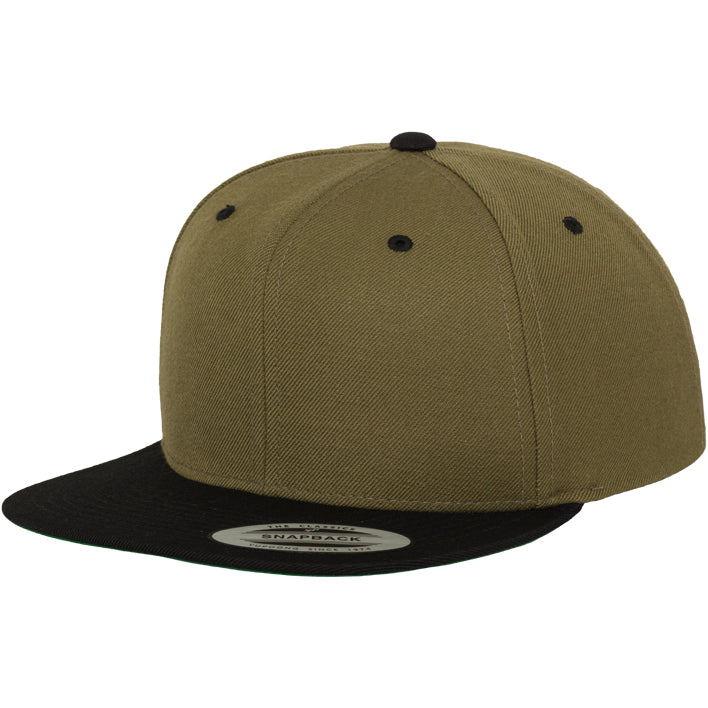 Classic Snapback 2-Tone - Olive/Black - Headz Up 