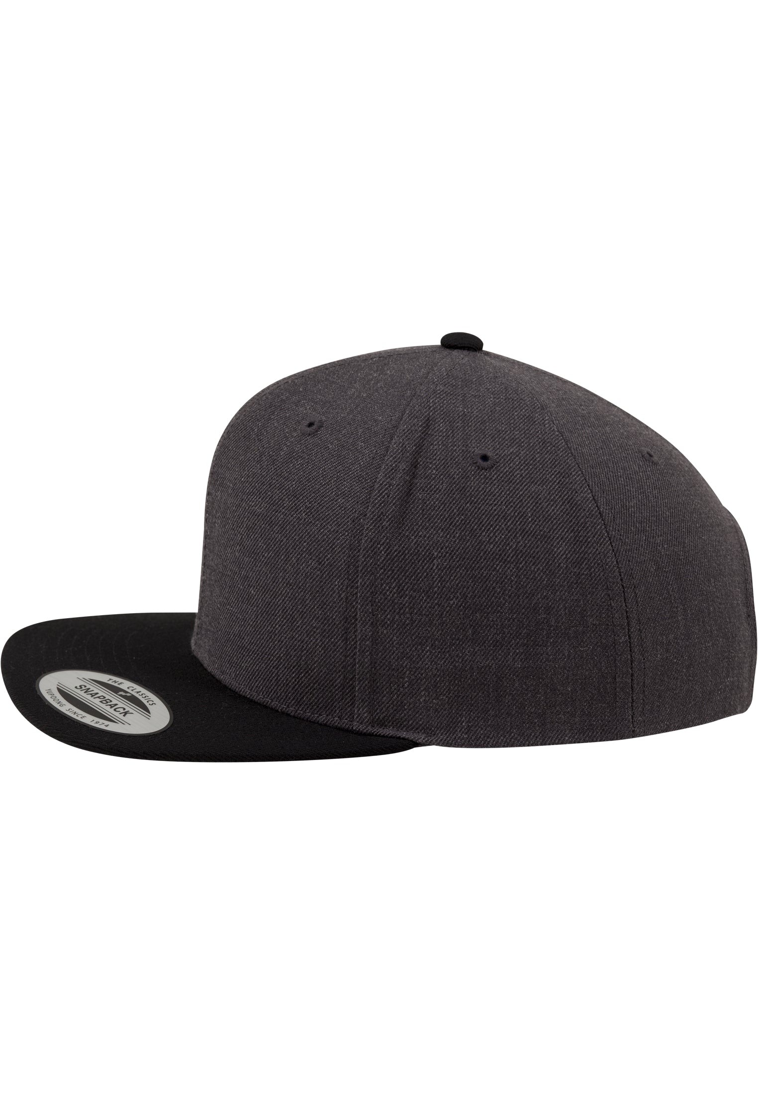 Classic Snapback 2-Tone - Charcoal/Black - Headz Up 