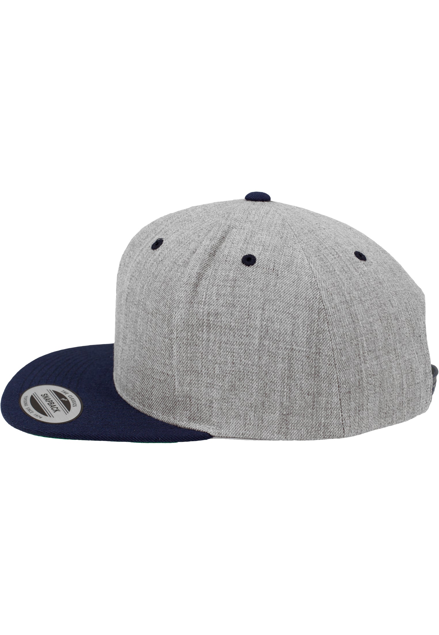 Classic Snapback 2-Tone - Heather Grey/Navy - Headz Up 