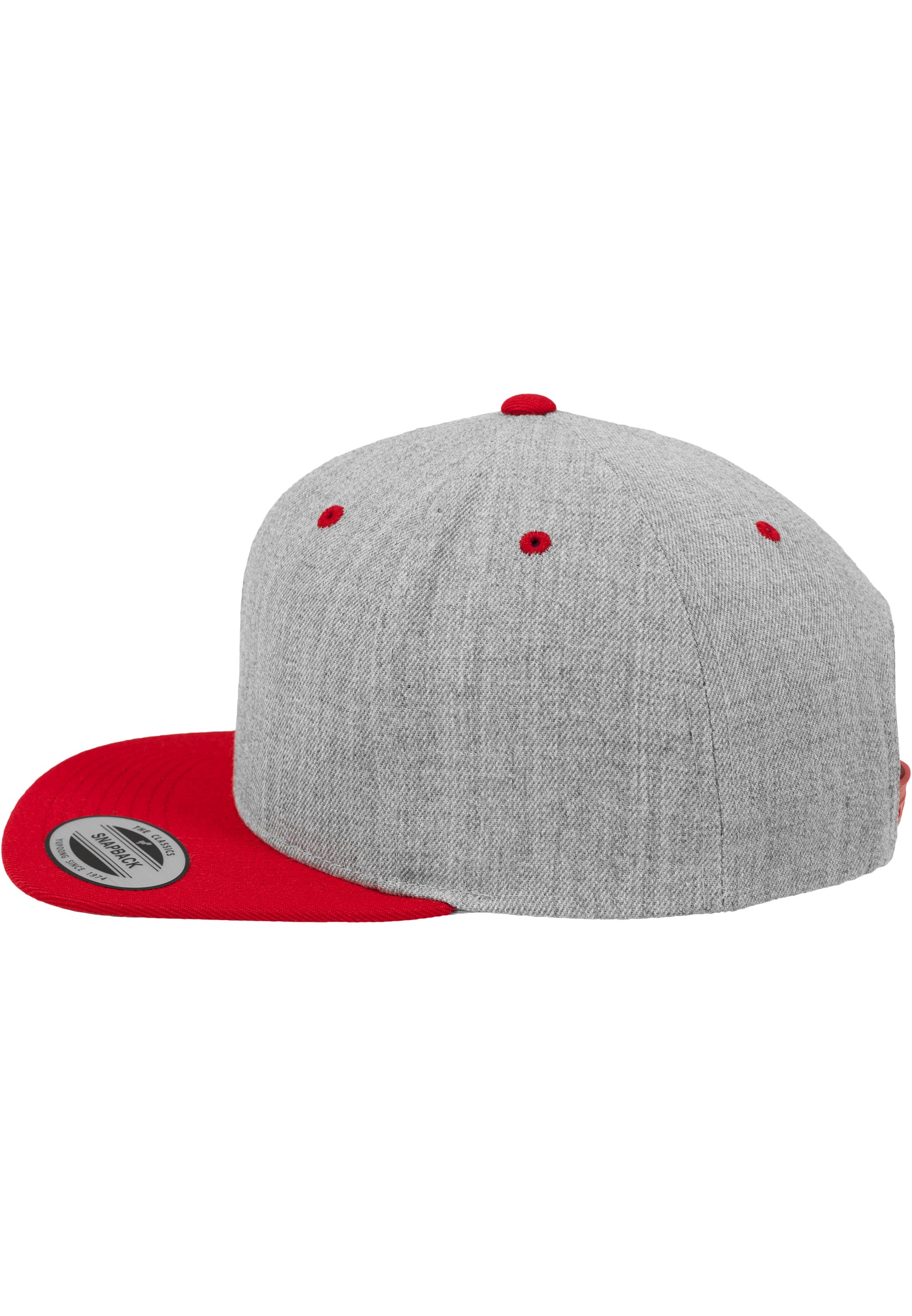 Classic Snapback 2-Tone - Heather Grey/Red - Headz Up 