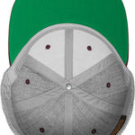 Classic Snapback 2-Tone - Heather Grey/Maroon - Headz Up 