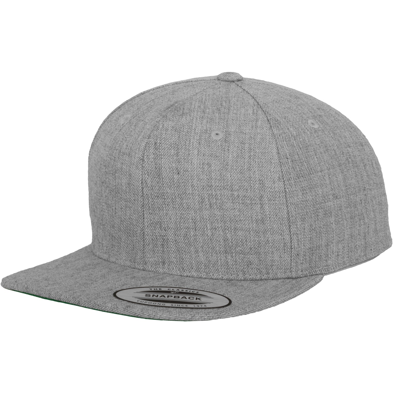 Classic Snapback - Heather Grey - Headz Up 