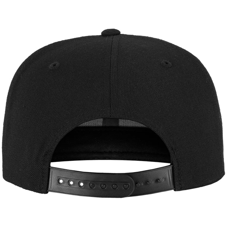 Diamond Quilted Snapback - Black - Headz Up 