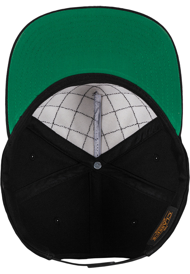 Diamond Quilted Snapback - Black - Headz Up 