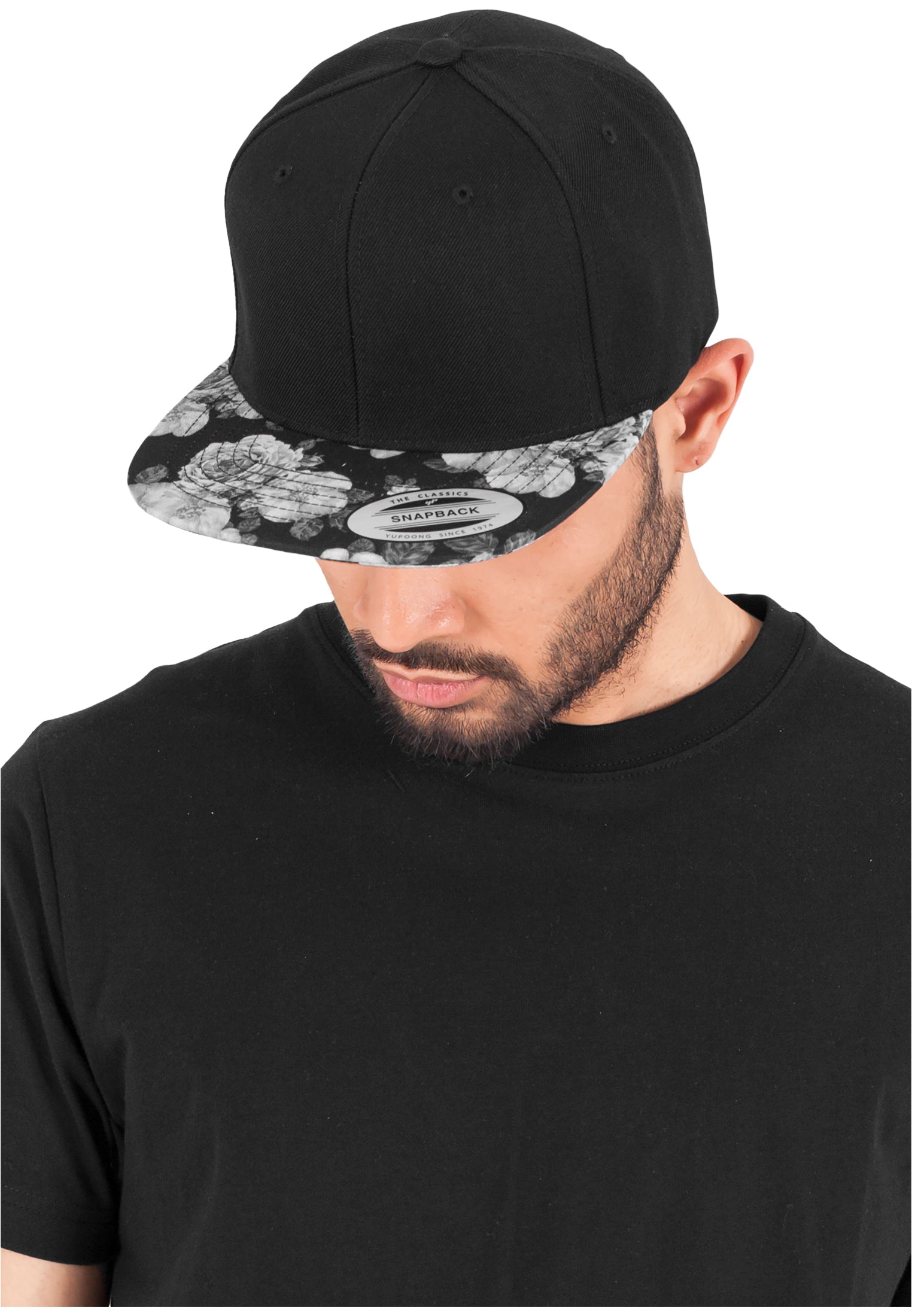 Roses Snapback - Black/Grey - Headz Up 