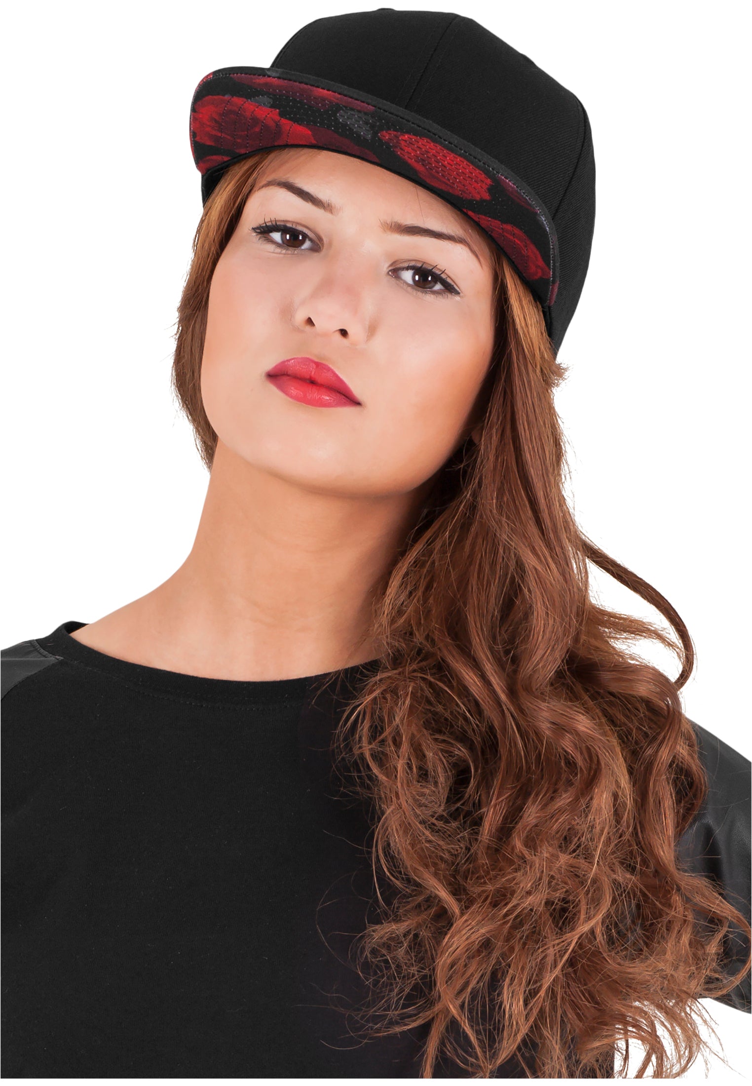 Roses Snapback - Black/Red - Headz Up 