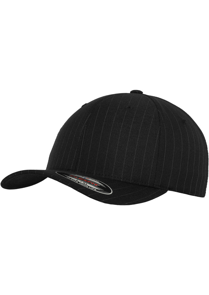 Flexfit Pinstripe - Black/White - Headz Up 