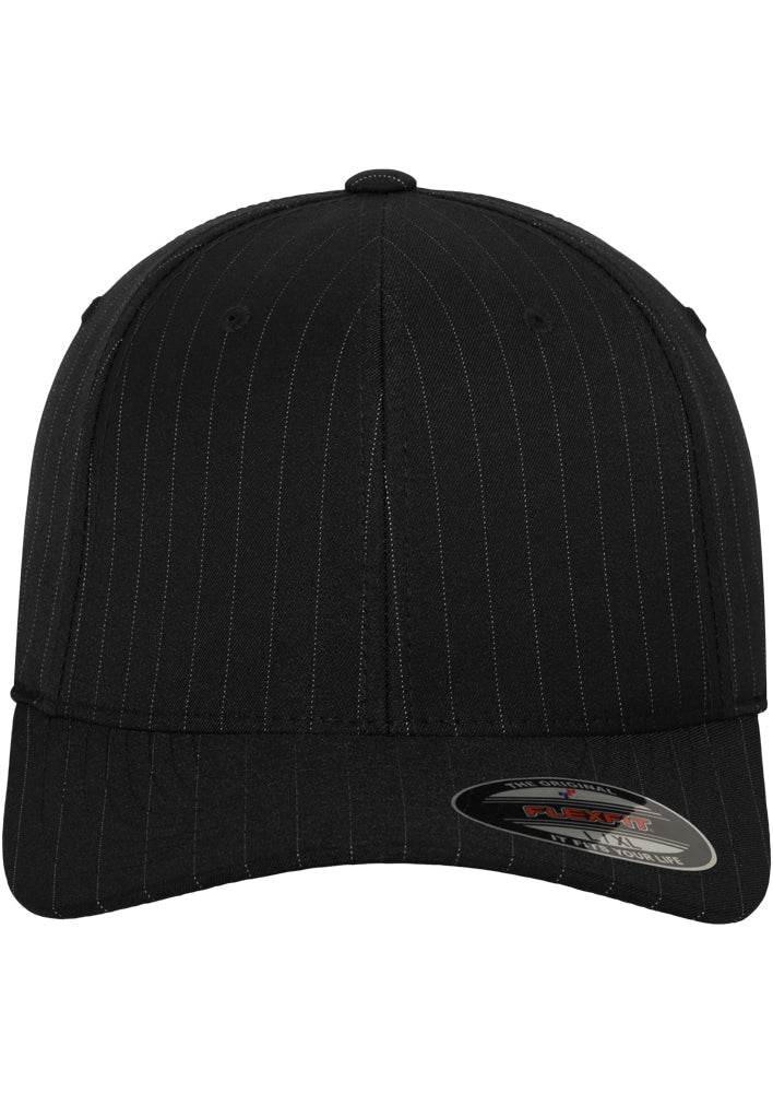 Flexfit Pinstripe - Black/White - Headz Up 