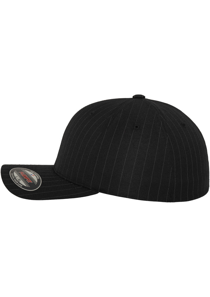 Flexfit Pinstripe - Black/White - Headz Up 