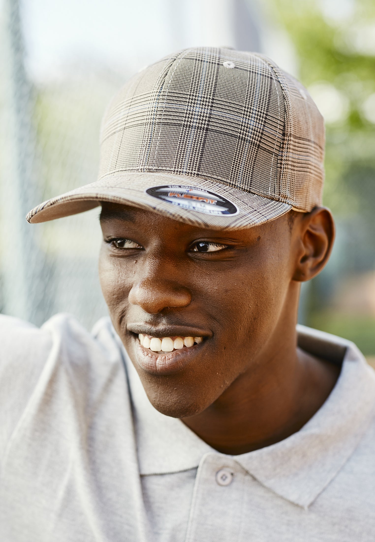 Flexfit Glen Check - Brown/Khaki - Headz Up 