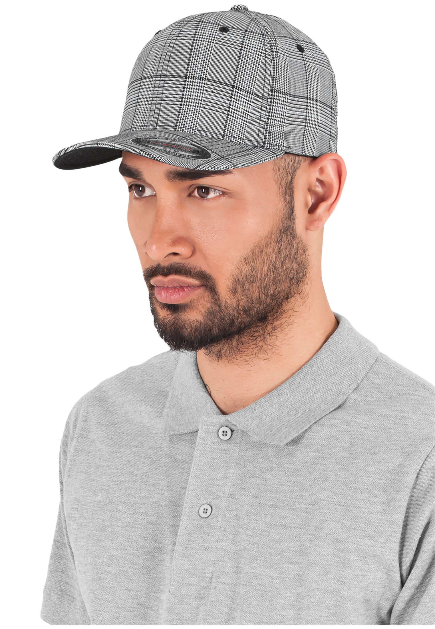 Flexfit Glen Check - Black/White - Headz Up 