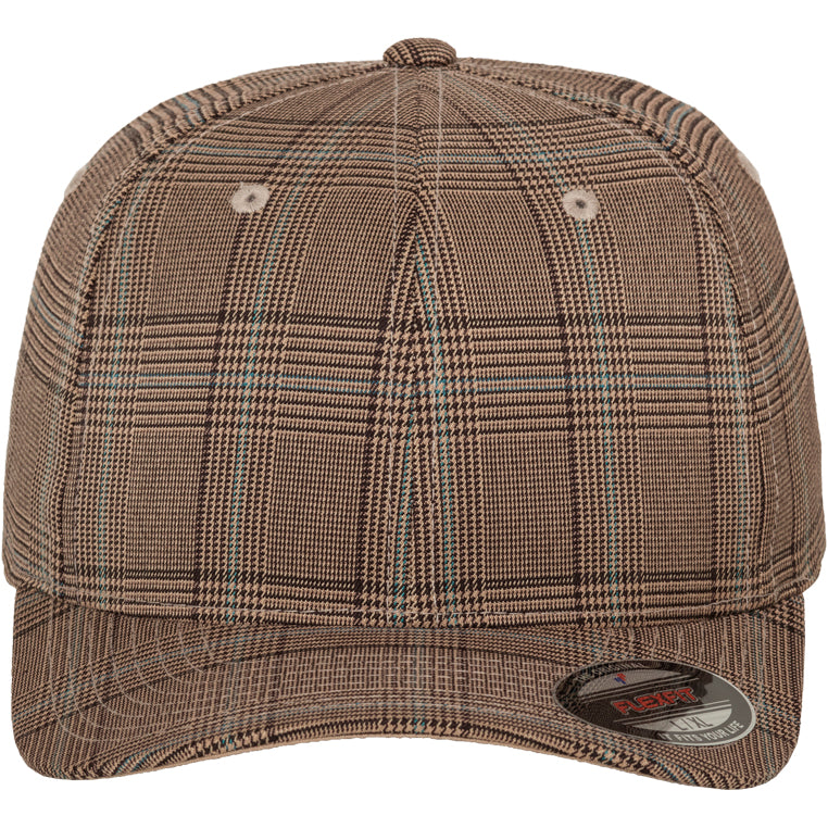 Flexfit Glen Check - Brown/Khaki - Headz Up 