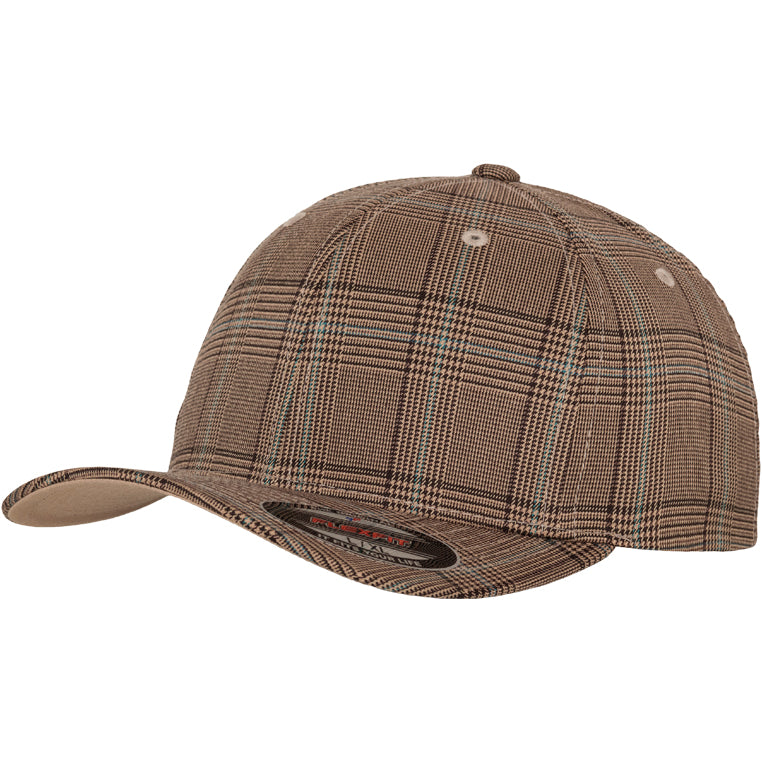 Flexfit Glen Check - Brown/Khaki - Headz Up 