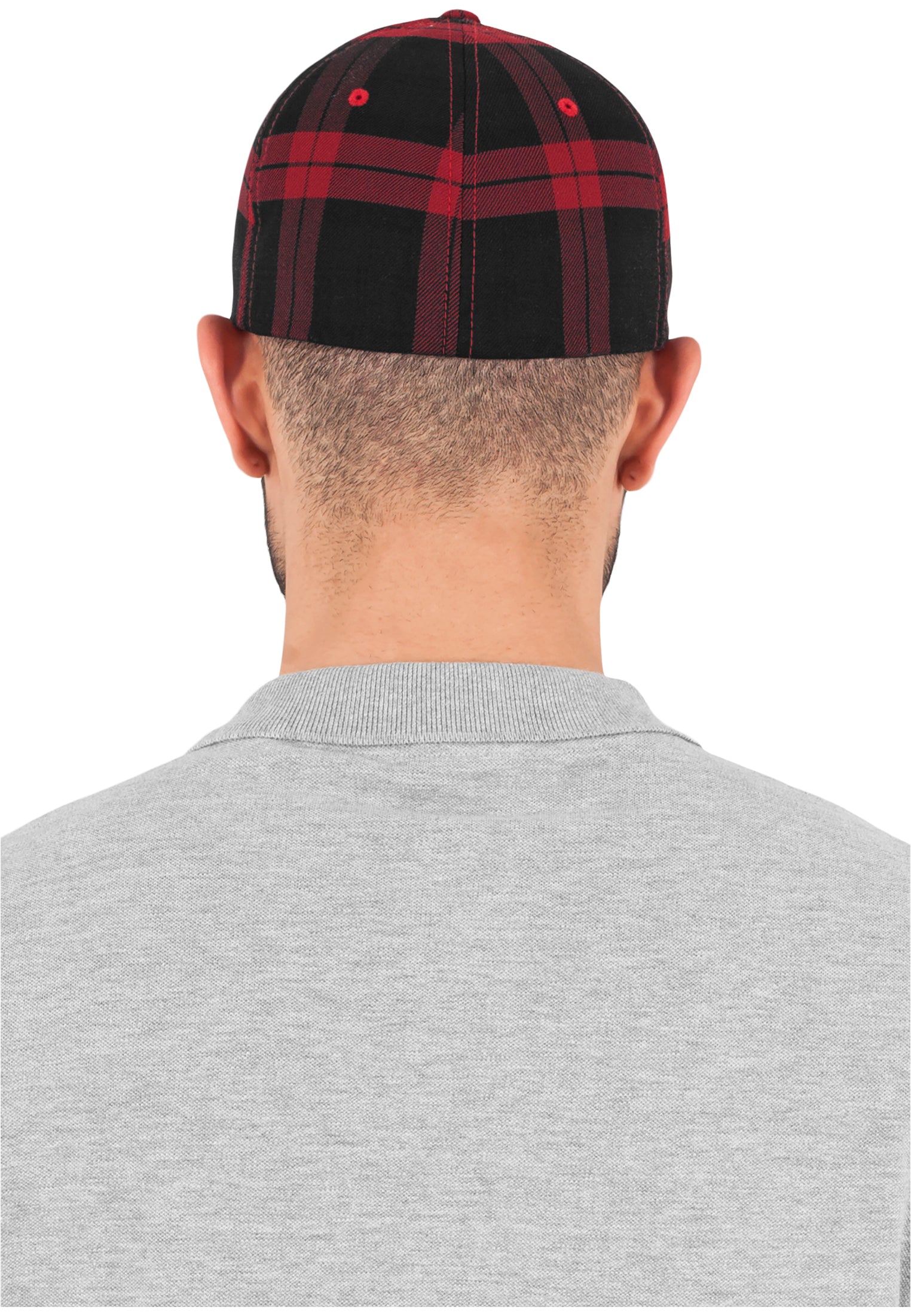 Flexfit Tartan Plaid - Red/Black - Headz Up 