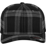 Flexfit Tartan Plaid - Black/Grey - Headz Up 