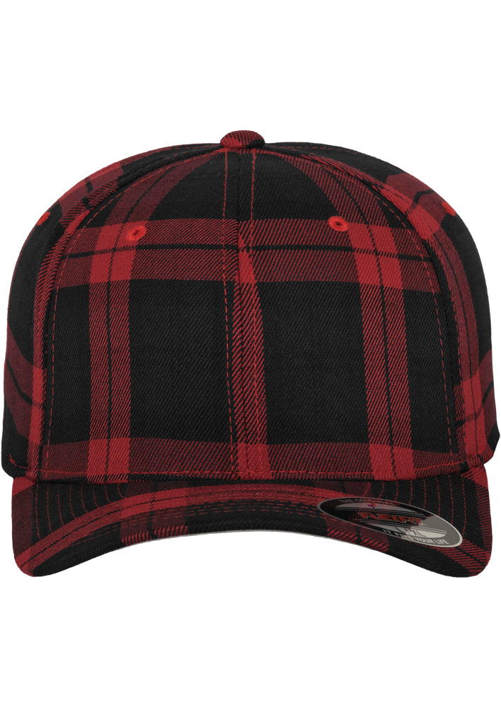 Flexfit Tartan Plaid - Red/Black - Headz Up 