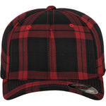 Flexfit Tartan Plaid - Red/Black - Headz Up 