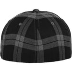 Flexfit Tartan Plaid - Black/Grey - Headz Up 