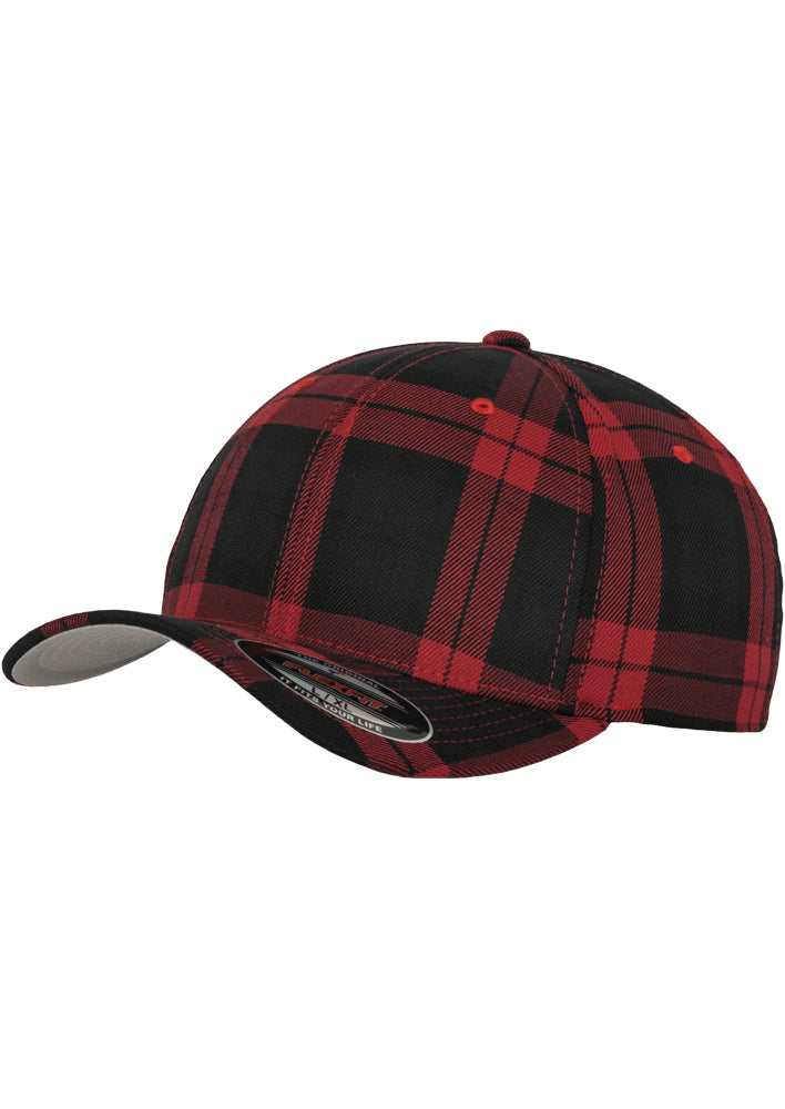 Flexfit Tartan Plaid - Red/Black - Headz Up 