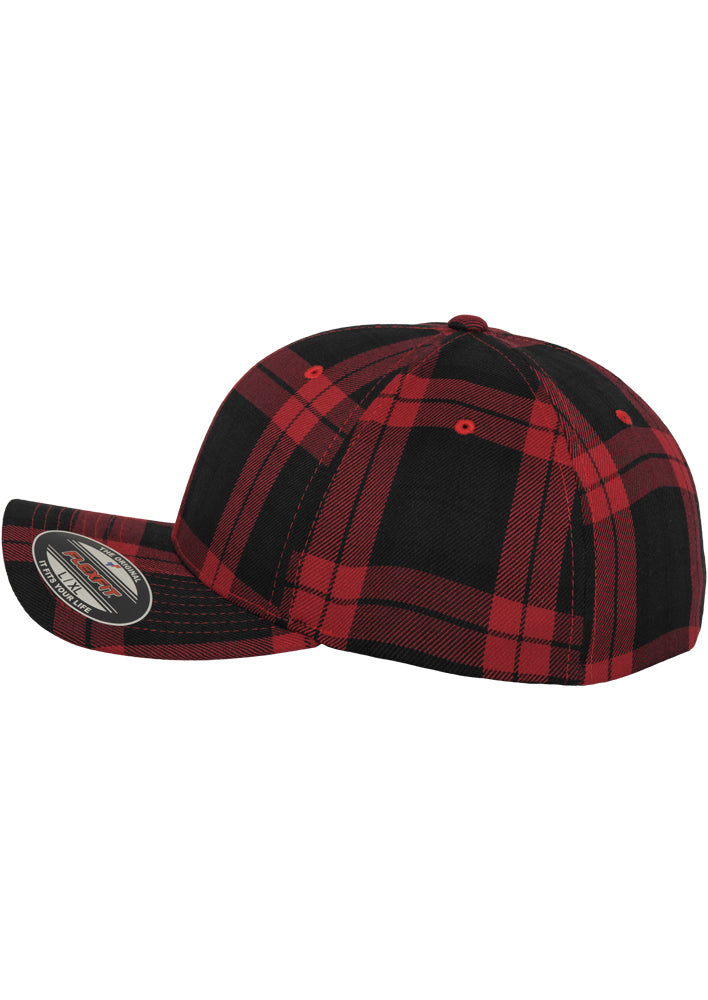 Flexfit Tartan Plaid - Red/Black - Headz Up 