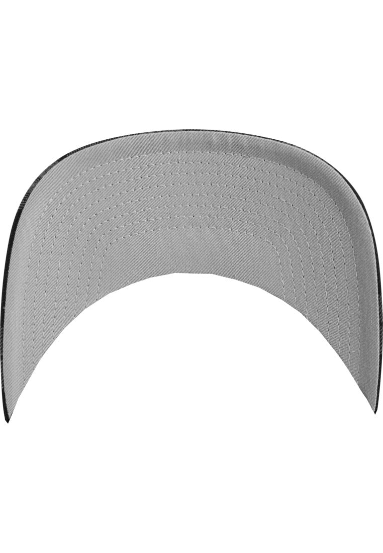 Flexfit Tartan Plaid - Black/Grey - Headz Up 