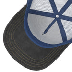 Mustang Trucker Cap - Grey/Blue - Headz Up 