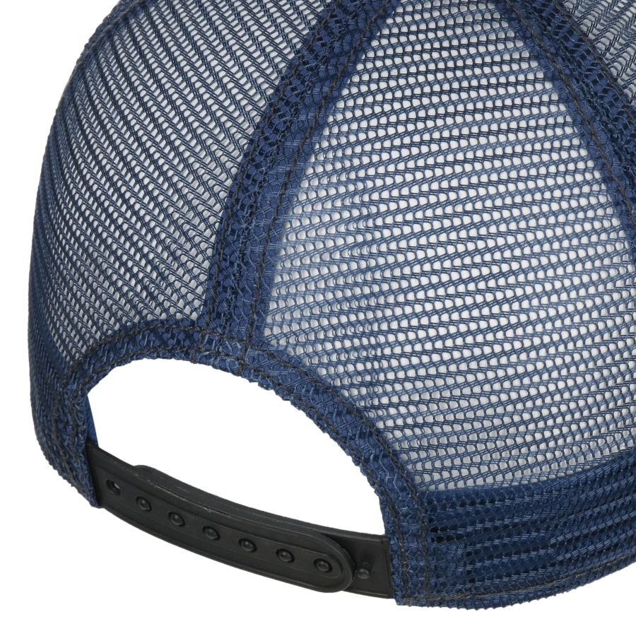 Mustang Trucker Cap - Grey/Blue - Headz Up 