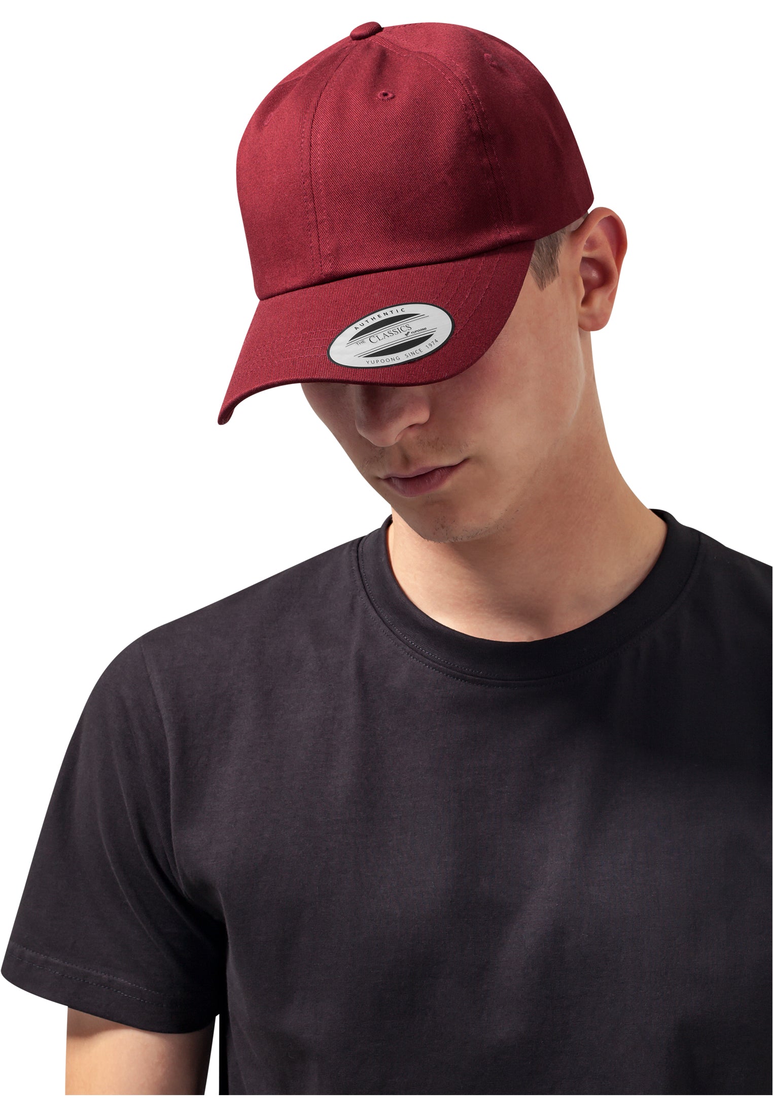 Low Profile Cotton Twill - Maroon - Headz Up 