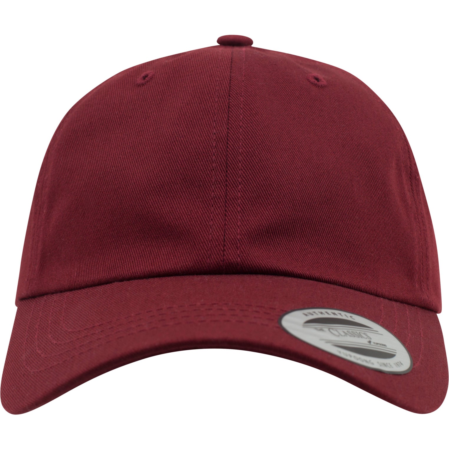 Low Profile Cotton Twill - Maroon - Headz Up 